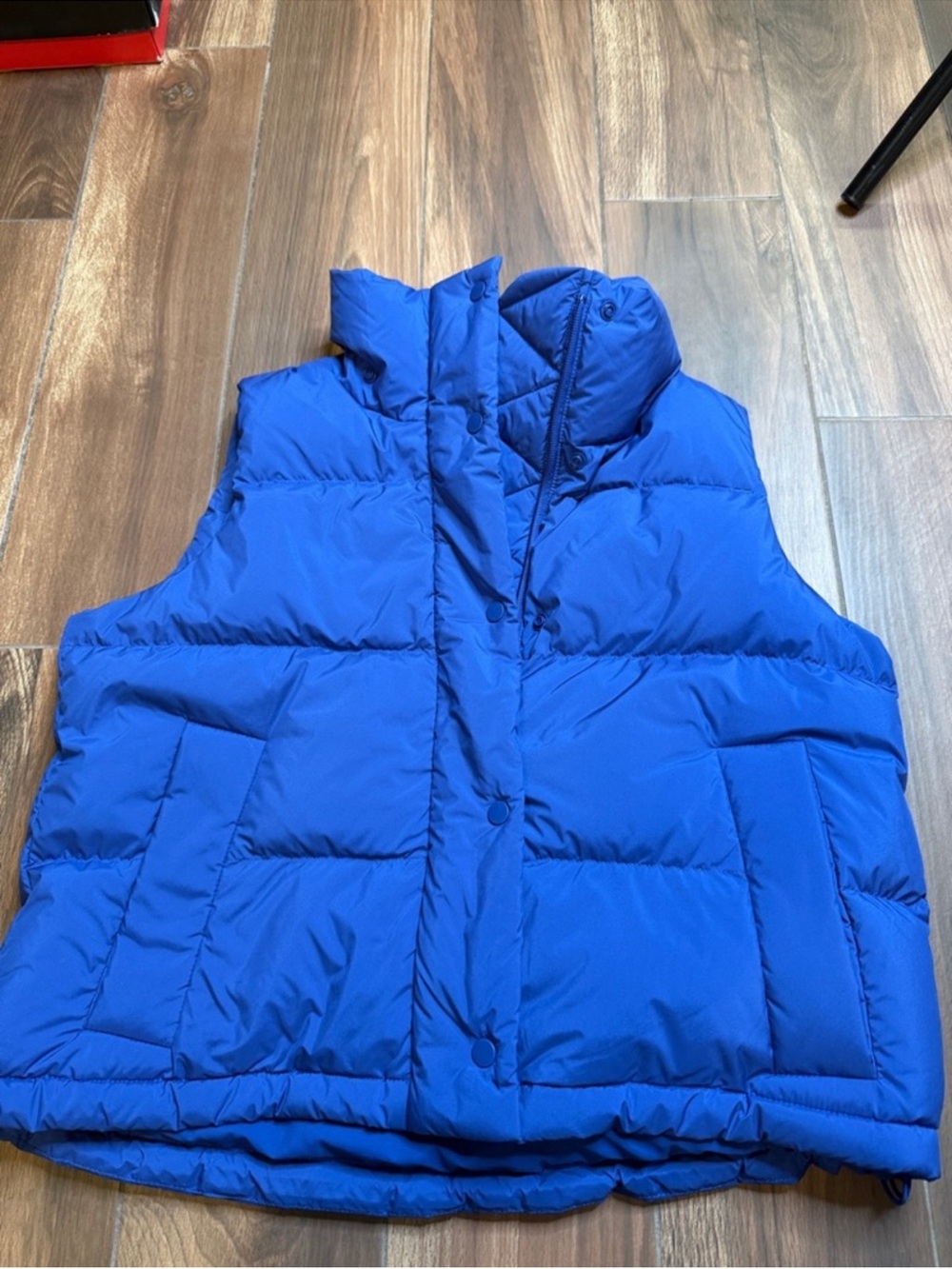 Lululemon Athletica Electric Blue Quilted Puffer Vest View 5
